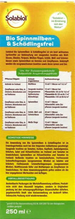 Solabiol Bio Spinnmilben- Und Schädlingsfrei - 250 Ml -Compo Verkäufe Solabiol20Bio20Spinnmliben20 20und20Schaedlingsfrei 34331 H01