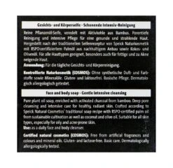 Speick Black Soap Aktivkohle - Reine Pflanzenölseifen - 100 G -Compo Verkäufe Speick20Black20Soap20Aktivkohle20 20324 H01
