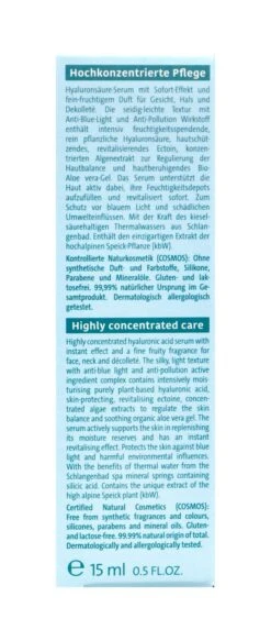 Speick Thermal Sensitiv Hyaluron Serum - 15 Ml -Compo Verkäufe Speick20Thermal20Sensitiv20Hyaluron20Serum 24826 L01