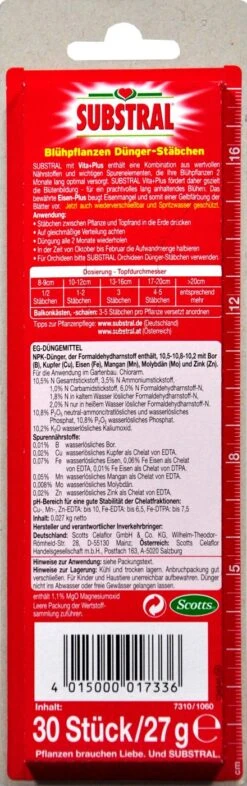 Bestseller -Compo Verkäufe Substral20Bluehpflanzen20Duengerstaebchen 26460 H01