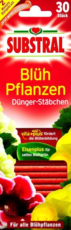 Bestseller 15 Substral Blühpflanzen Düngerstäbchen - 30 Stück