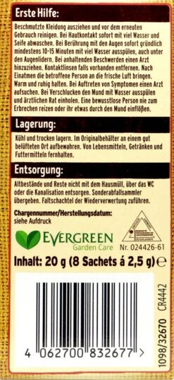 Naturen Bio Zünsler & Raupenfrei XenTari - 20 G -Compo Verkäufe Substral20Naturen20Zuensler20und20Raupenfrei20XenTari 32501 L01