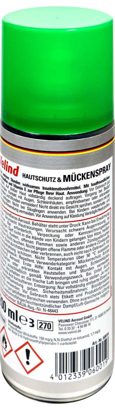Velind Hautschutz Und Mückenspray - 200 Ml 2 Velind Hautschutz Und Mückenspray - 200 Ml - Image 2