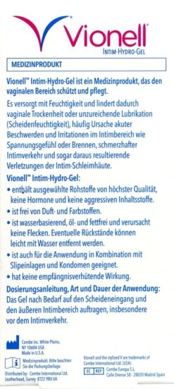 Vionell Intim Hydro-Gel - 30 Ml 6 Vionell Intim Hydro-Gel - 30 Ml -Compo Verkäufe Vionell20Intim20Hydro Gel 19820 H01