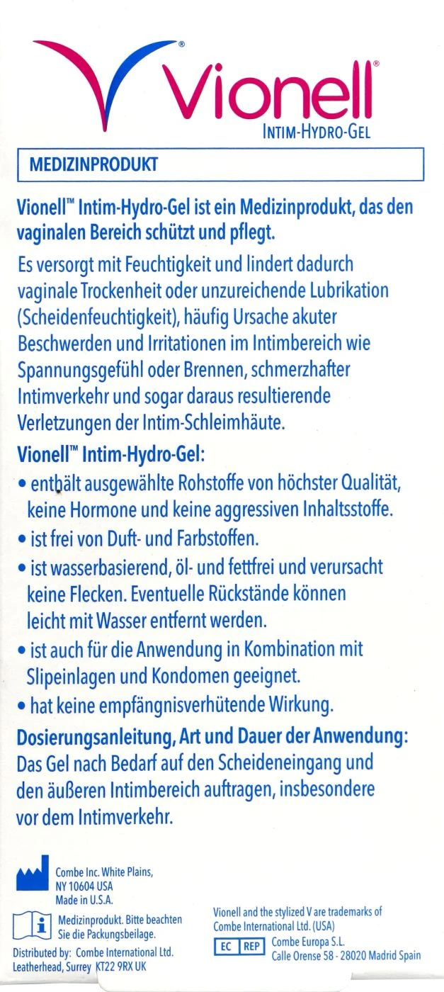 Vionell Intim Hydro-Gel - 30 Ml 3 Vionell Intim Hydro-Gel - 30 Ml - Image 3